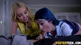 Jewelz Blu Joins Aaliyah Love's Intimate Foster Home Threesome