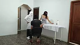 cheating latina whore bends for doctor's kinky fat cock domination
