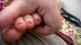 Genevive rips fishnets grinds curvy body on cock during sensual massage