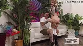 Petite Hooker Lysagna Delray Sucks Nade Nasty's Ass and Massive Cock