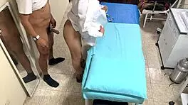 Married Argentinian nurse stays late for secret cam perfect body fingering