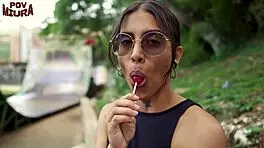 hey in this medellin casting did you see this amazing petite ass girl?