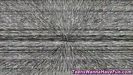 Real 18+ Teens Feel Thrill of Massive Cumshots at HD Parties