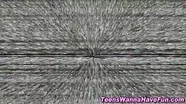 Real 18+ Teens Feel Thrill of Massive Cumshots at HD Parties