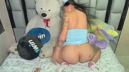 colombian webcam model gets anal fucked after discovery