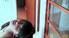 Tobie Teen 18+ Fingers Pussy With Lollipop