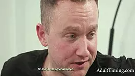 River Lynn gags hard as Savanah Storm dominates her ass