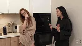 neighbor girl next door gets wildly fucked over spilled coffee mishap