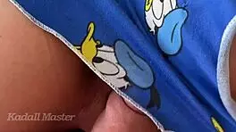 Horny young slut dances then rides huge cock cowgirl style wildly