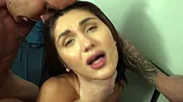 will i ever stop after this wet brunette blowjob and creampie ride?