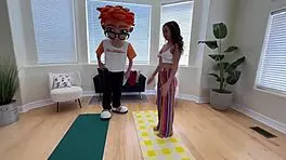 scarlett page stretches petite yoga goddess hardcore 😈🧘‍♀️