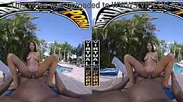 Petite Babe Enters Lush Garden for Big Black Cock Cum Fantasy