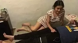 perfect latina body rides cock to deep anal creampie fill