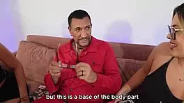 Private lesson surprises two eager students and marco banderas teacher