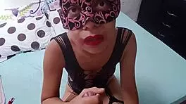 colombian teen sucks huge cock in top homemade clip