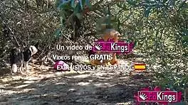 Briseida bangs random guys outdoors on countryside adventures