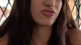 Busty Skinny Brazilian Latina's First POV Deepthroat Casting Blowjob Frenzy