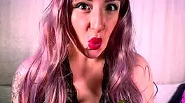 hot perfect ass babe bounces on huge rubber cock solo with emojis 🔥🍑