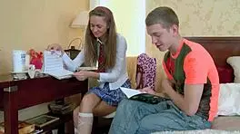 Petite Teen Katharina's Gaping Anal Cumshot Facial