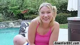 Blonde Zelda Morrison Rides Monster BBC Tight Pussy