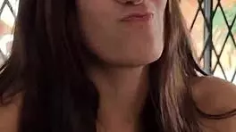 Busty Skinny Brazilian Latina's First POV Deepthroat Casting Blowjob Frenzy