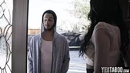 petite ebony bares big ass for ex boyfriend pounding