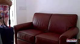 Adorable Blonde Annie Archer Masturbates Pussy Gets Deep Fingered