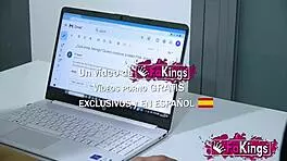 Desperate Dude Begs to Fuck Hot Brunette Valen Pink