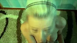 i crave this blonde cuties sloppy amateur blowjob every time