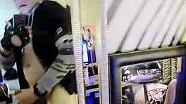 Thick Nerdy Mature's Face Covered In Huge Hot Cum Load