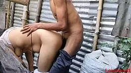 damn, my cock's destroying this anal wife outdoor brutal by friend