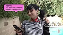 daphne dare�s skinny supermodel body takes bryan gozzling�s deepthroat face fuck and missionary pound