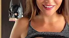 big cock surprise! blonde masturbates with toys then sloppy deepthroats in smoke fetish
