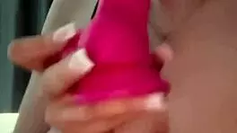 i'm so horny playing with this dildo, watch me squirt!