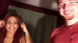 young ebony tempts with her deep gagging throat skills