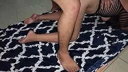 sexy babe lets me slide in her wet hairy pussy easy