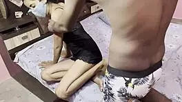 Hot Indian babe fucked doggystyle hardcore in bedroom with dirty talk