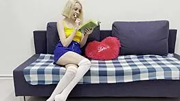 teaser student squirted huge then got roughly fucked by tutor wizard