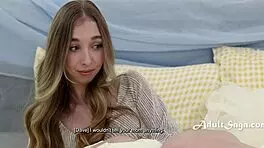 iubit o sparge pe virgină cu călărită cowgirl furișată