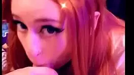 Cosplay MJ sucks Spiderman before pussy pounding action