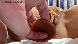 halloween virgins go wild masturbating shaved pussies with dildos