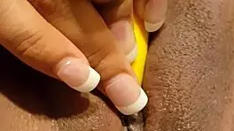 Hey my juicy bbw latina pussy cums hard with chocolate girl