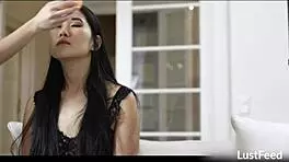 threesome with petite asian teen and gina gerson friend