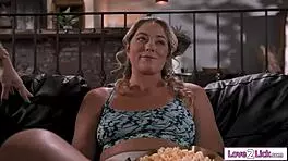 young cutie gets super horny hanging with nudist milfs on beach 😏👙🌊