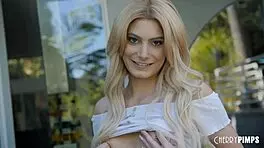 Hot Blonde Nella Jones' Wet Pussy Takes Hardcore Doggystyle Pounding