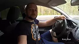 forest pickup turns three redhead lesbians into public masturbators