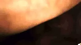 starting to slide into virgin friend's juicy bent ass