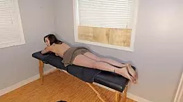 hey masseuse pounds naughty babe rough cums on her juicy ass