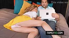 slutty teen and asian bff team up for hardcore pounding session