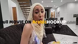 shy arabic teen shares her hidden hardcore cravings